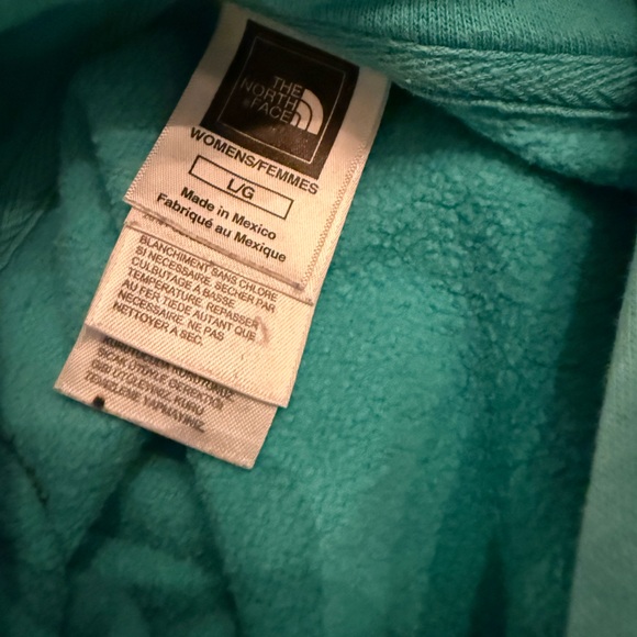 North Face. Half Dome Hoodie Pullover. Teal. Size Large. - Picture 9 of 9